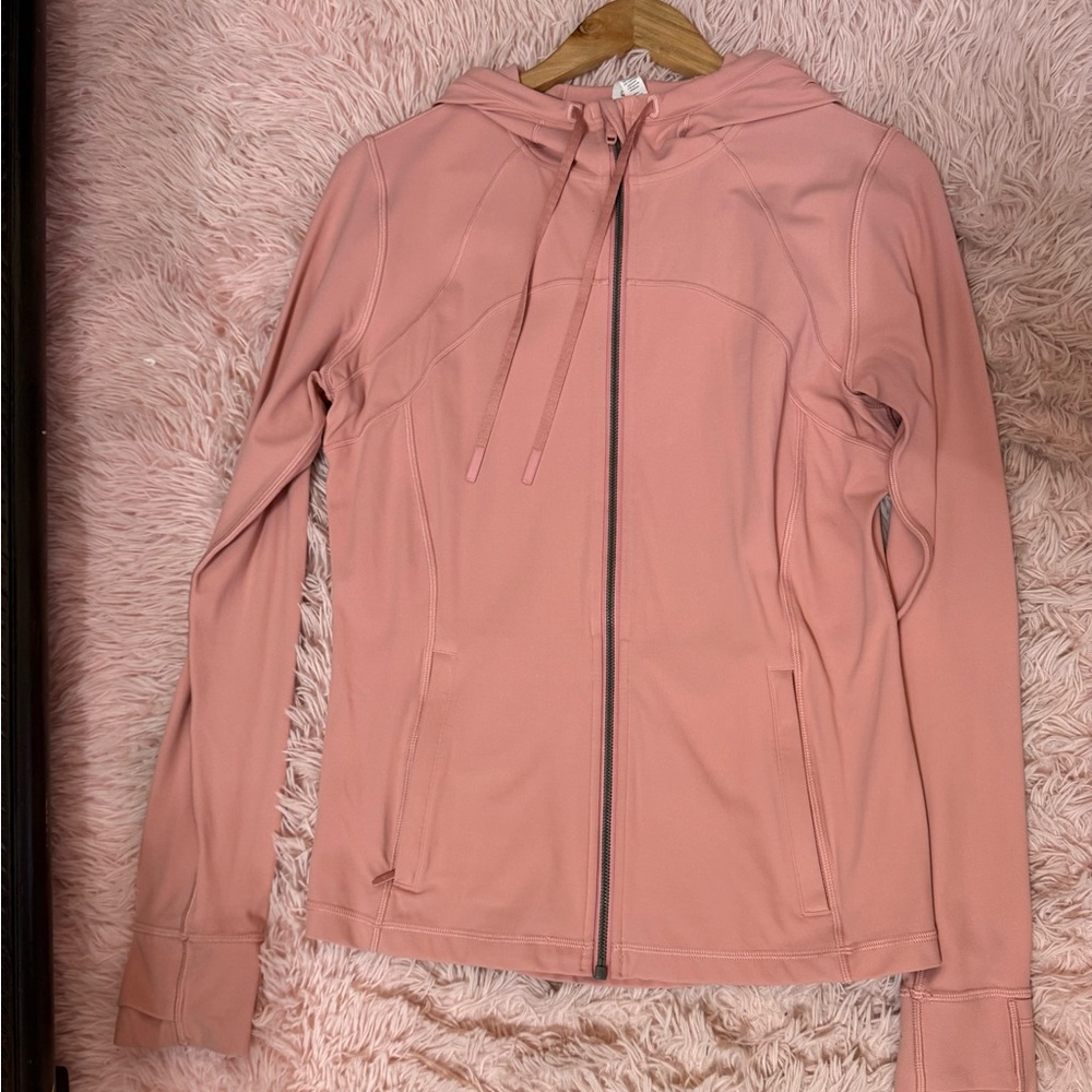 Women's Pink Hooded Jacket